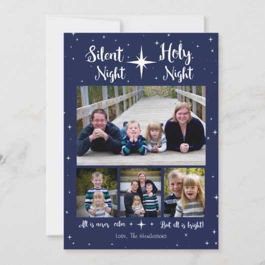 Silent NIght..Alles is nooit kalm maar alles is he (Voorkant)