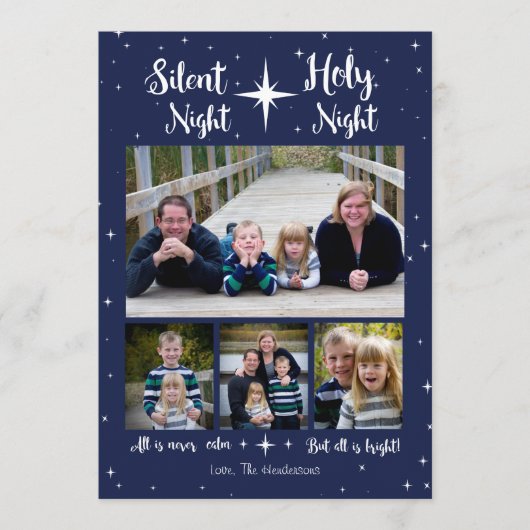 Silent NIght..Alles is nooit kalm maar alles is he (Voorkant)