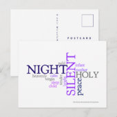 Silent Night Briefkaart (Voorkant / Achterkant)