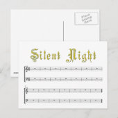 Silent Night Briefkaart (Voorkant / Achterkant)