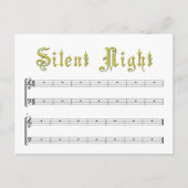 Silent Night Briefkaart (Voorkant)