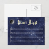 Silent Night briefkaart (Voorkant / Achterkant)