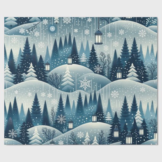 Silent Night Cadeaupapier (Vlak)