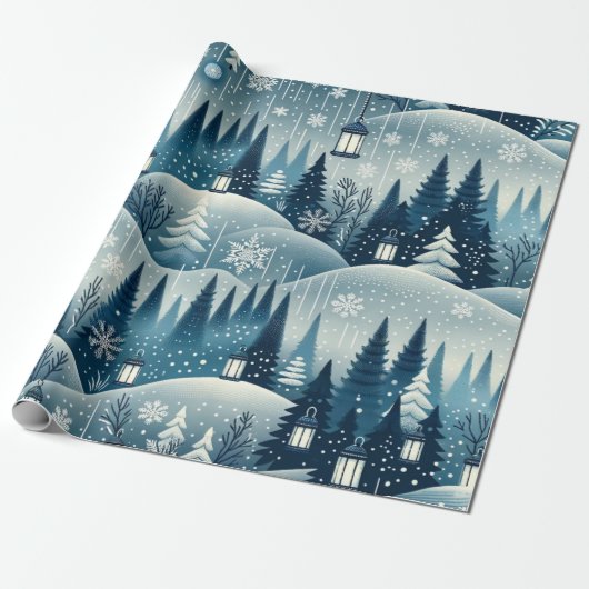 Silent Night Cadeaupapier (Uitgerold)