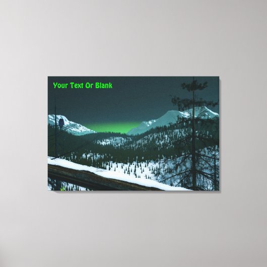 Silent Night Canvas Afdruk (Voorkant)