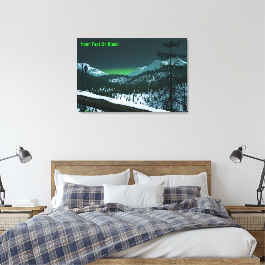 Silent Night Canvas Afdruk (Insitu (Slaapkamer))