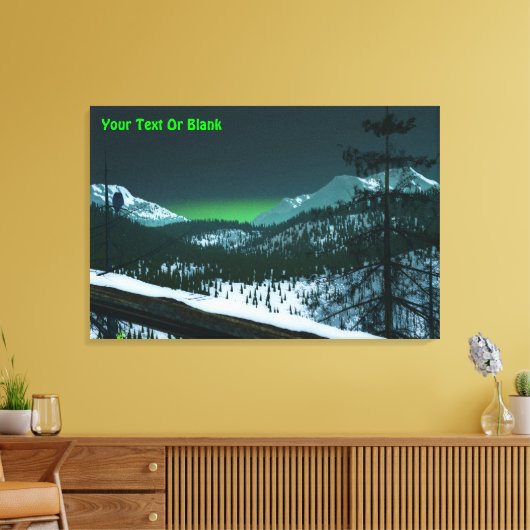Silent Night Canvas Afdruk (Insitu (Woonkamer))