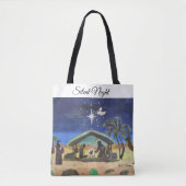 Silent Night Canvas tas (Voorkant)