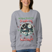 Silent Night Christmas Sweatshirt (Voorkant)