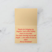 Silent Night Classroom | Funny Teacher Christmas C Kaart (Binnen)