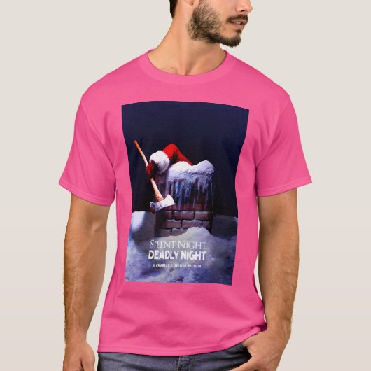 Silent Night Dadight Night T-shirt (Voorkant)