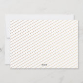 Silent Night Faux Gold Foil kerstfoto White Feestdagenkaart (Achterkant)