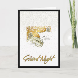 Silent Night Feestdagen Kaart