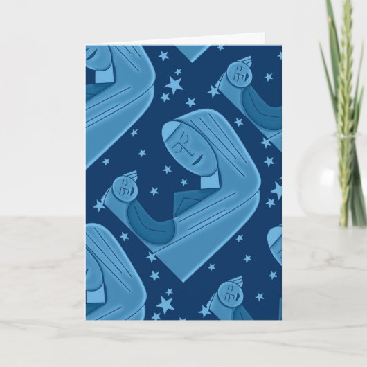 Silent Night Feestdagen Kaart (Voorkant)