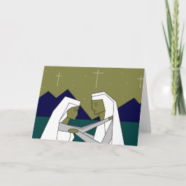 Silent Night Feestdagen Kaart