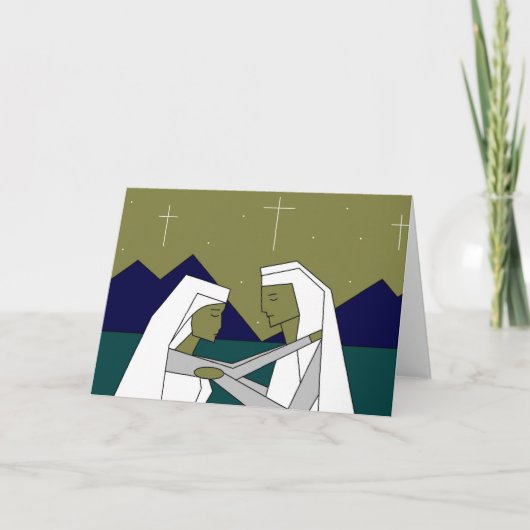 Silent Night Feestdagen Kaart (Voorkant)