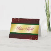 Silent Night Feestdagen Kaart (Voorkant)