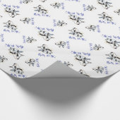 Silent Night Goat Christmas 2 inpakpapier (Hoek)