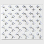 Silent Night Goat kerstwrapping-papier Cadeaupapier (Vlak)