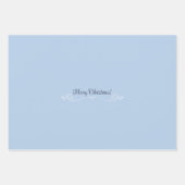 Silent Night Hand-schilded Waterverf Winter Forest Inpakpapier Vel (Voorkant 3)