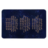 Silent Night, Heilige Nacht, kerstkarol Magneet (Horizontaal)