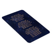 Silent Night, Heilige Nacht, kerstkarol Magneet (Rechterzijde)