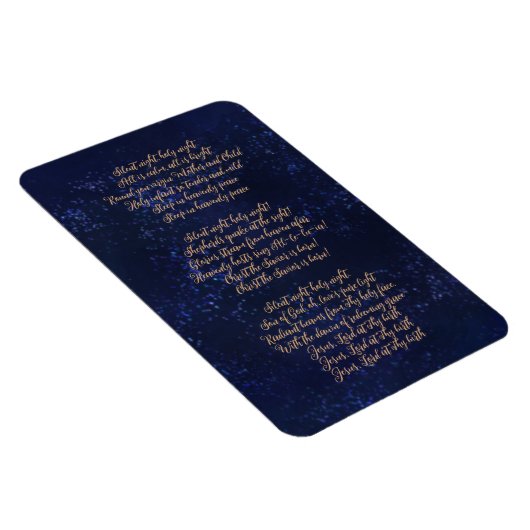 Silent Night, Heilige Nacht, kerstkarol Magneet (Rechterzijde)