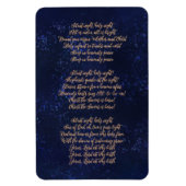 Silent Night, Heilige Nacht, kerstkarol Magneet (Verticaal)