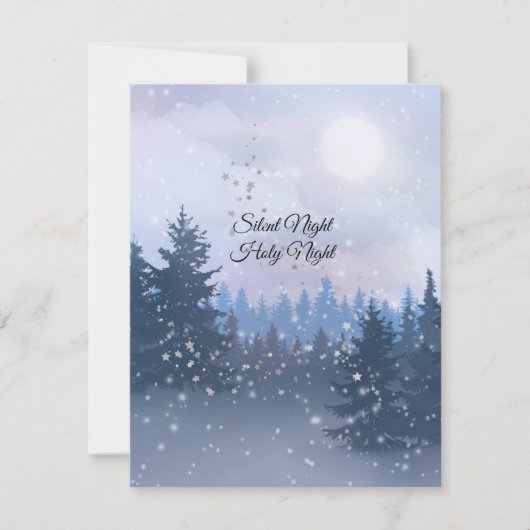 Silent Night Heilige Nacht Magic Winter Illustrati (Voorkant)