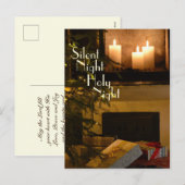 "Silent Night Heilige Nachtavond" Beloved kerstcar Feestdagenkaart (Voorkant / Achterkant)