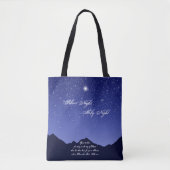 Silent Night, Heilige NachtCanvas tas (Voorkant)
