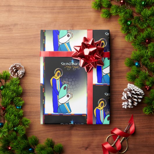 Silent Night Heilige Nachtnacht Cadeaupapier (Feestdagen Geschenken)