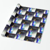 Silent Night Heilige Nachtnacht Cadeaupapier (Uitgerold)