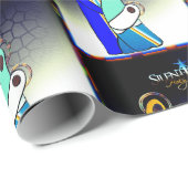 Silent Night Heilige Nachtnacht Cadeaupapier (Rol Hoek)