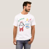 Silent Night Heilige Nachtnacht T-shirt (Voorkant volledig)