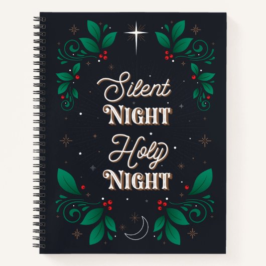 Silent Night, Heilige Nachtschets Notitieboek (Voorkant)