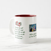 Silent Night Hymn Mok met tweetone koffie (Voorkant links)