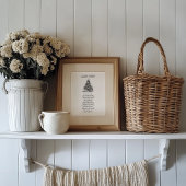 Silent Night Hymn Songtekst Muurprint Poster