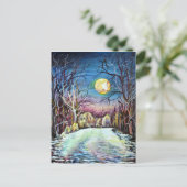 Silent Night in Zweden Briefkaart (Staand voorkant)