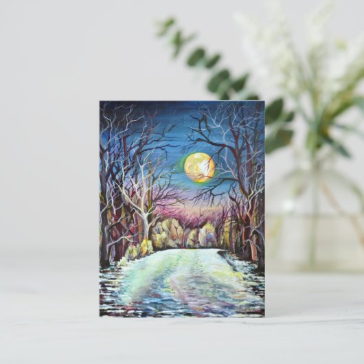 Silent Night in Zweden Briefkaart (Staand voorkant)