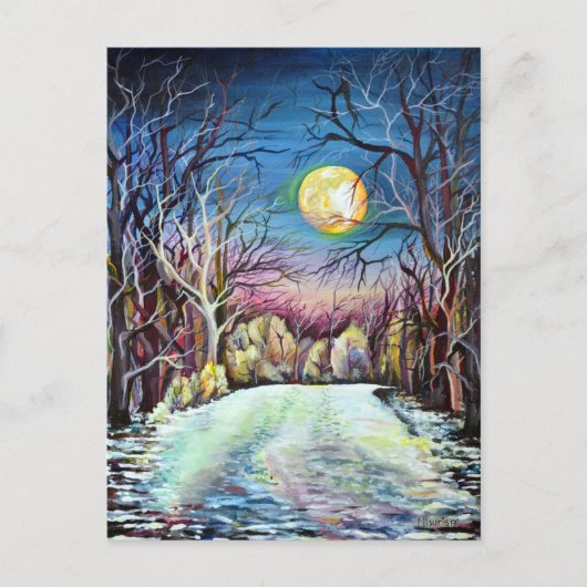 Silent Night in Zweden Briefkaart (Voorkant)