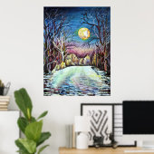 Silent Night in Zweden Poster (Thuiskantoor)