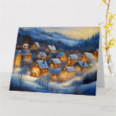 Silent Night Kaart (Gele Bloem)