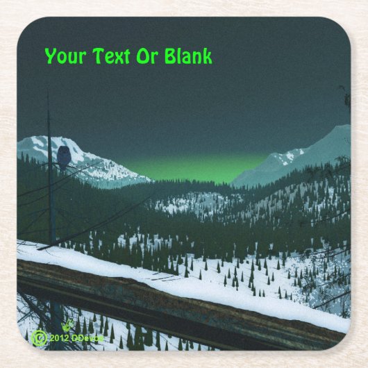 Silent Night Kartonnen Onderzetters (Voorkant)