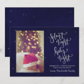 Silent Night | Kerstkaart (Voorkant / Achterkant)