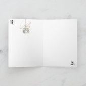 Silent Night Kerstmis Kaart (Verticle) (Binnen)