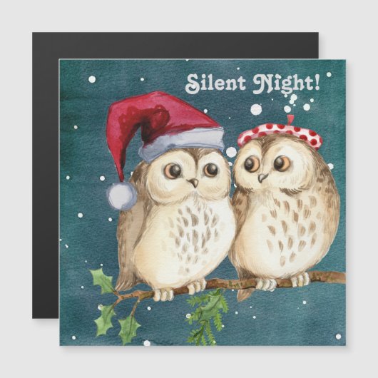 Silent Night Kerstmis Pair, klaar om te slapen (Voorkant / Achterkant)