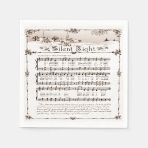  Silent Night-kerstnapkuns Servetten