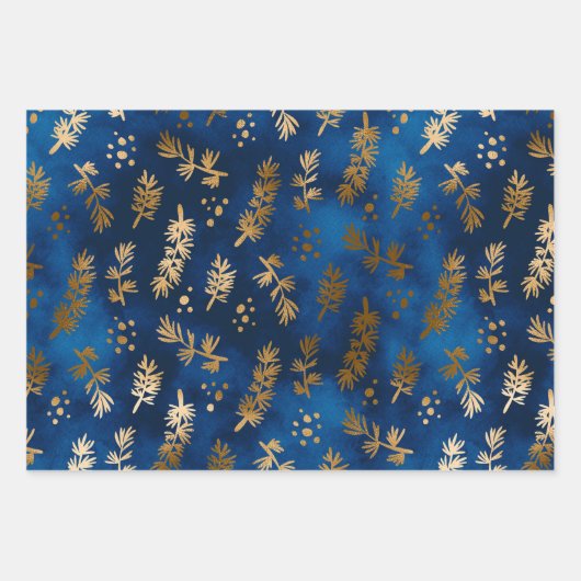 Silent Night Mistletoe-kerstinpakpapier Inpakpapier Vel (Voorkant)