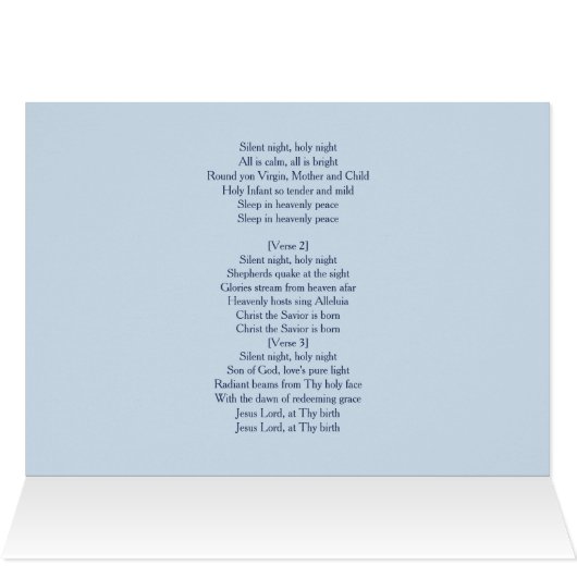 Silent Night Mountain Forest Cabin Kerstmis (Binnen Horizontaal (Boven))